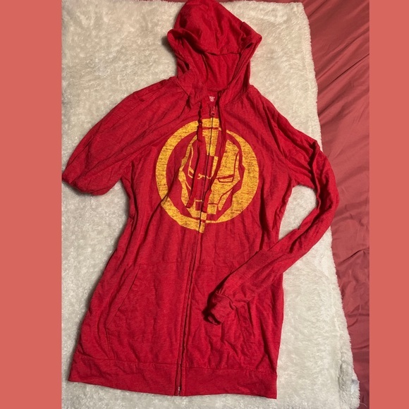 iron man marvel zip up hoodie sweater - Picture 2 of 4